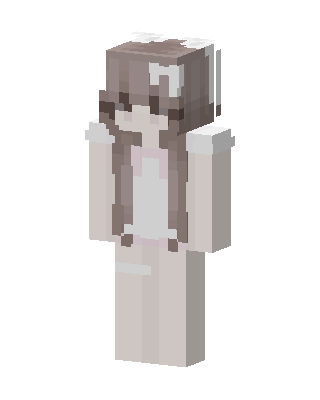 Bunny Cozy Girl skin, 3D preview