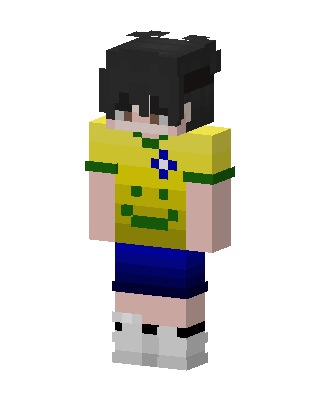 Brazil Jersey Boy Minecraft skin