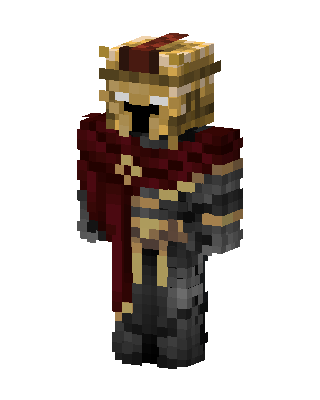 Crimson Warlord skin, 3D preview