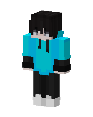 Cyan Player Boy Minecraft skin