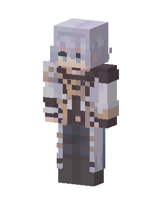 White Knight Girl Minecraft knight skin