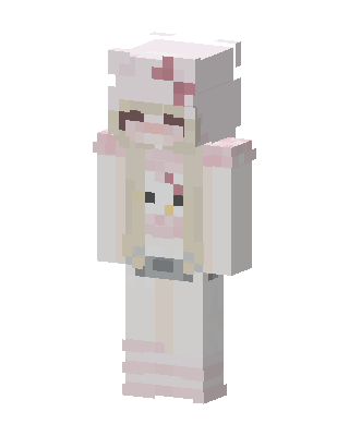 Hello Kitty Pajamas skin, 3D preview