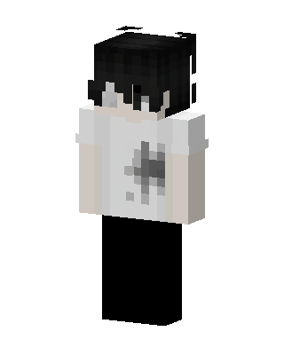 Inkblot Boy skin, 3D preview