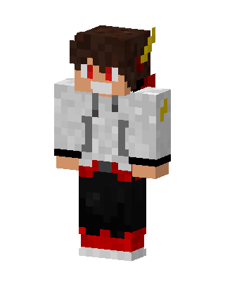 White Player Boy skin, 3D preview