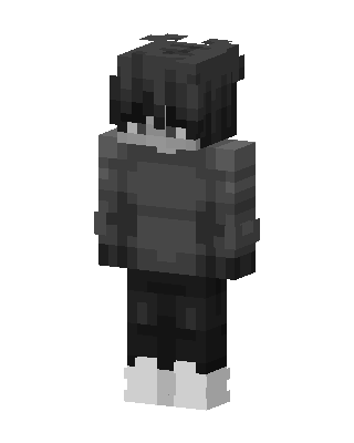 Shadow Hoodie Boy skin, 3D preview