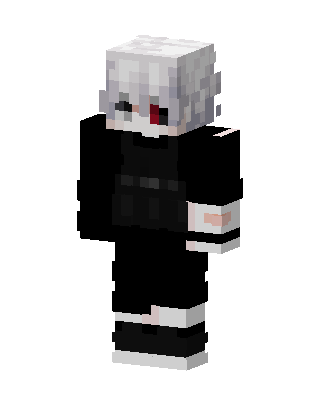 Black Villain Boy skin, 3D preview
