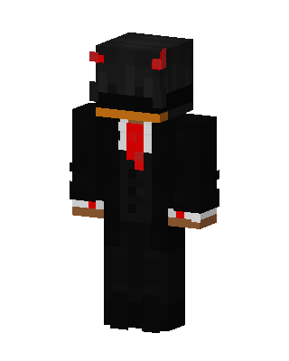Suited Imp skin, 3D preview