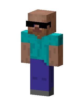 Teal Player Boy skin, 3D preview