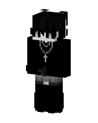 Black Villain Boy Minecraft skin