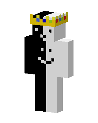 White King Minecraft white skin
