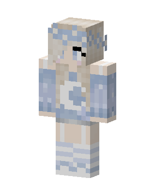Moon Angel skin, 3D preview