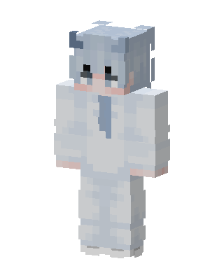 Polar Bear Onesie skin, 3D preview
