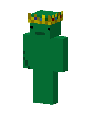 Green Royal skin, 3D preview