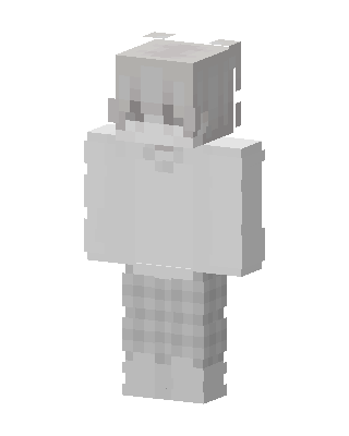 Plaid Pajama Boy skin, 3D preview