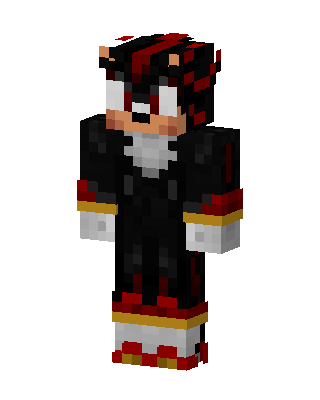 Shadow The Hedgehog skin, 3D preview