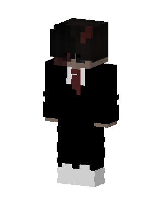 Crimson Suit Boy skin, 3D preview