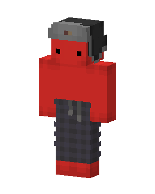 Red Blob Trapper skin, 3D preview