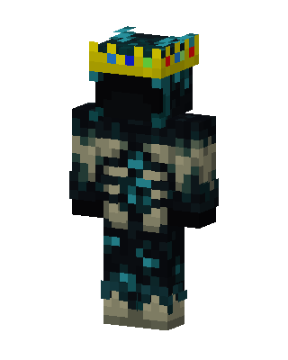 Crowned Warden skin, 3D preview