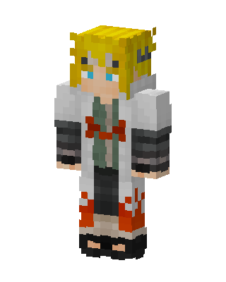 Minato Namikaze skin, 3D preview