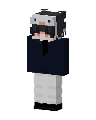 Black Player Boy skin, 3D preview
