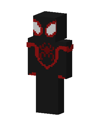 Miles Morales skin, 3D preview