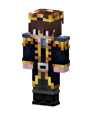 Royal Captain skin, 3D preview