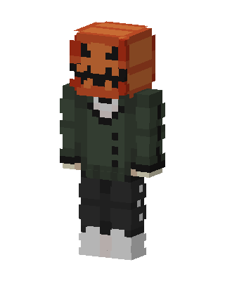 Pumpkin Head skin, 3D preview