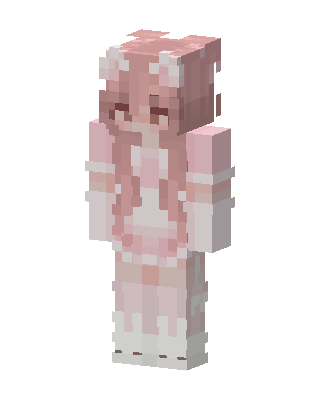 Pink Maid skin, 3D preview
