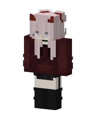 Zero Two skin, 3D preview