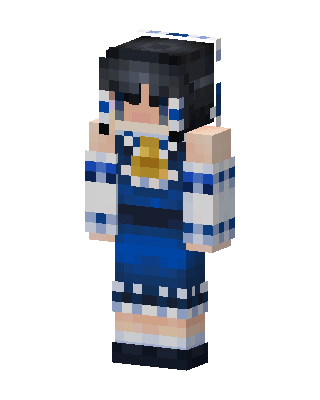 Sailor Maid skin, 3D preview