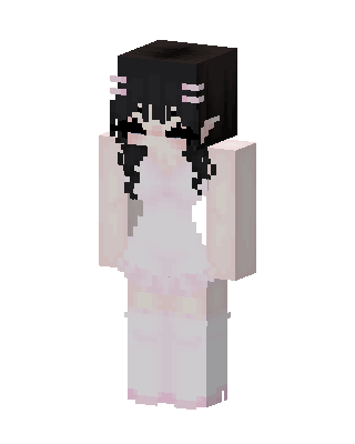 Pink Lace Nightgown skin, 3D preview