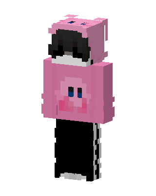 Kirby Hoodie Boy Minecraft skin