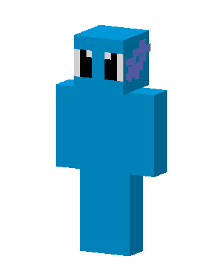 Blue Mob Boy Minecraft blue skin