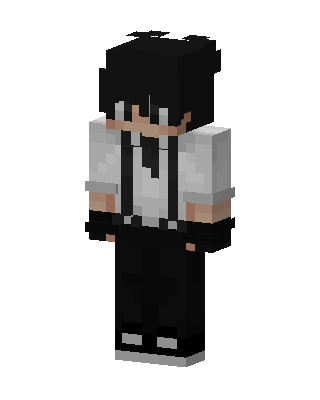 Monochrome Boy Minecraft skin
