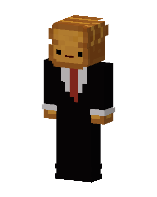Bread Head skin, 3D preview