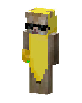 Banana Cat Minecraft skin