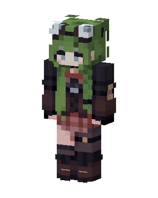 Moss Goggles skin, 3D preview
