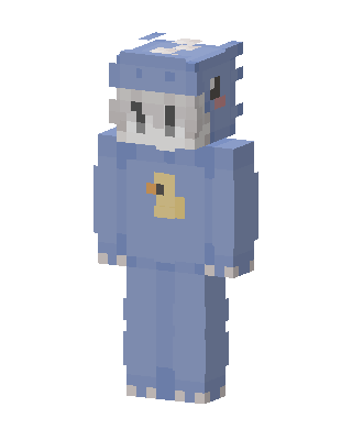 Shark Onesie Minecraft skin