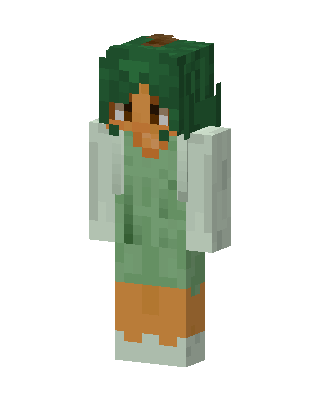 Forest Dryad skin, 3D preview