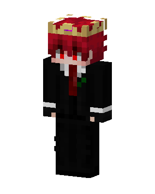 Crimson Crowned Gentleman skin, 3D preview