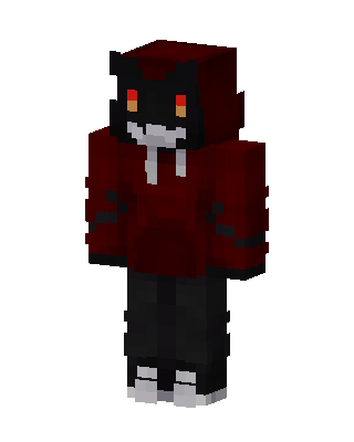 Crimson Hood Cat skin, 3D preview