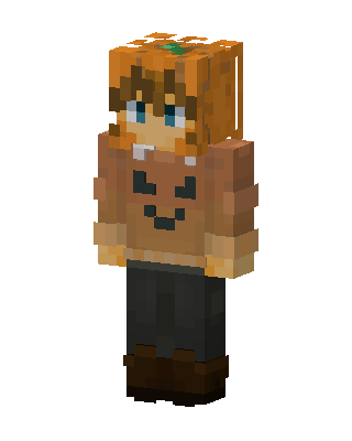 Pumpkin Hoodie Kid Minecraft skin