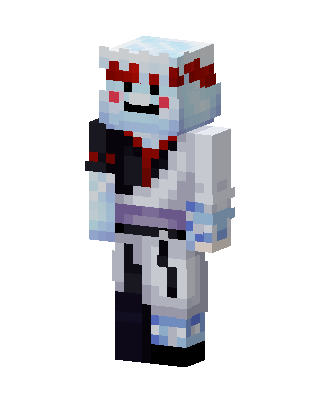 Frost Oni skin, 3D preview
