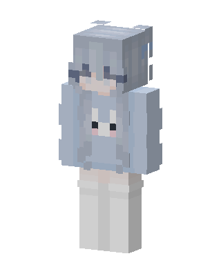 Frosty Bunny Minecraft skin