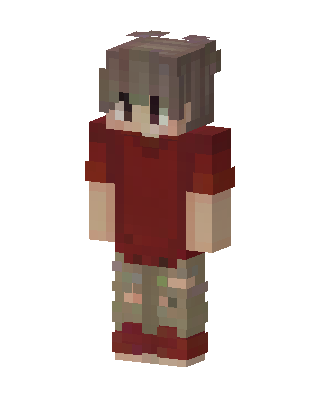 Red Player Boy skin, 3D preview