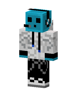 Slime Gamer skin, 3D preview