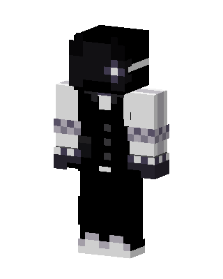 Monochrome Gothic Minecraft skin