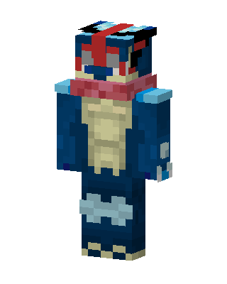 Blue Hero Boy skin, 3D preview