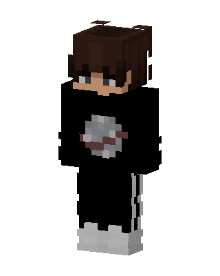 Black Player Boy skin, 3D preview