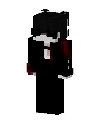 Black Ninja Boy skin, 3D preview